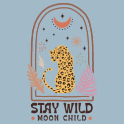 Women | Longline Tee | Stay Wild Moon Child Design