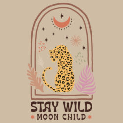 Women | ♻️ Relaxed Sweatshirt | Stay Wild Moon Child Design