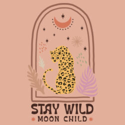 Women | Crop Hoodie | Stay Wild Moon Child Design