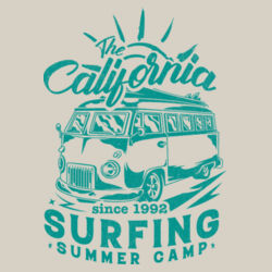 Men | Relaxed Tee | California Surfing Summer Camp Design