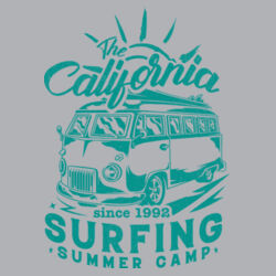 Men | Classic Sweatshirt | California Surfing Summer Camp Design