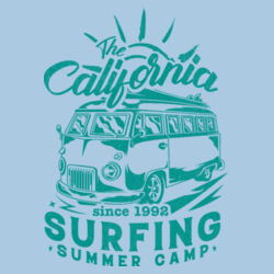 Men | Classic Hoodie | California Surfing Summer Camp Design