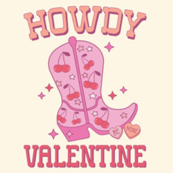 Canvas Duffel Bag | Howdy Valentine  Design