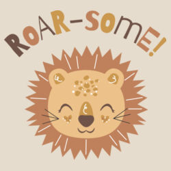 Baby | Short-Sleeve Bodysuit | Roar-some Lion Cub Design