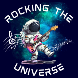 Kids | Essential Hoodie | Rocking the Universe (white writing) Design