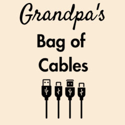 Large Storage Bag (40 x 60cm) | Bag of Cables | 💗PERSONALISE NAME💗  Design