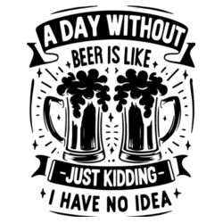 Beer Glass | A Day Without Beer Design