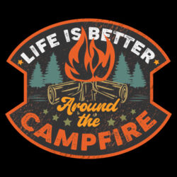Bottle Cooler | Life is Better Around the Campfire Design
