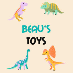 Large Toy Sack (50 x 70cm) | Dinosaurs | 💗PERSONALISE NAME & CAPTION💗 Design