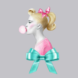 Bauble | Fifties Bubblegum Girl Design