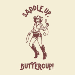 Women | Crop Singlet | Saddle Up Buttercup Design