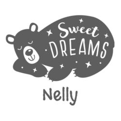 Pillowcase | Sweet Dreams Bear | 💗PERSONALISE NAME💗 | 🌸Better Together🌸 Design