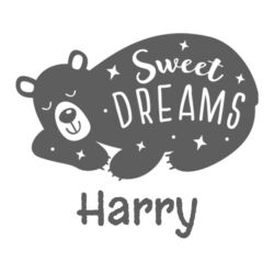 Kids (bedtime) | Classic Tee | Sweet Dreams Bear | 💗PERSONALISE NAME💗 | 🌸Better Together🌸 Design