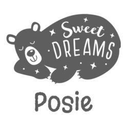 Kids (bedtime) | Classic Tank | Sweet Dreams Bear | 💗PERSONALISE NAME💗 | 🌸Better Together🌸 Design