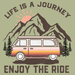 Men | Relaxed Tee | Life is a Journey Design