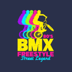 Men | ♻️ Relaxed Hoodie | BMX Freestyle Design