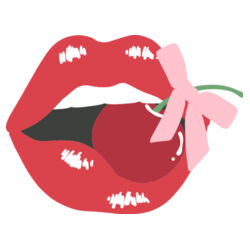 Women | Scoop Neck Tee | Cherry Kiss Design
