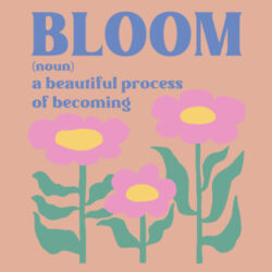 Women | Crop Hoodie | Bloom Design