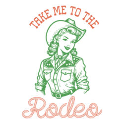 Women | Longline Tee | Take Me To The Rodeo Design