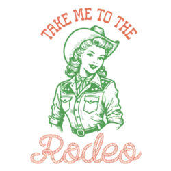 Women | Crop Singlet | Take Me To The Rodeo Design