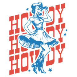 Women | Classic Long-Sleeve Tee | Howdy Cowgirl Design