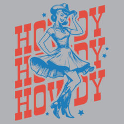 Women | ♻️ Relaxed Sweatshirt | Howdy Cowgirl Design
