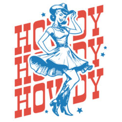 Women | Classic Hoodie | Howdy Cowgirl Design
