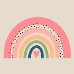 Baby | Short-Sleeve Tee | Heartful Rainbow Design