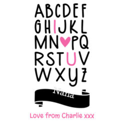 Mug | I Love You Alphabet | 💗PERSONALISE NAME & MESSAGE💗 Design