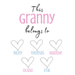 Mug | This Mum/Nana/Granny Belongs To | 💗PERSONALISE TITLE & NAMES💗 | 🌸Better Together🌸 Design