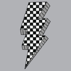Kids | Classic Sweatshirt | Checkered Lightning Bolt Design