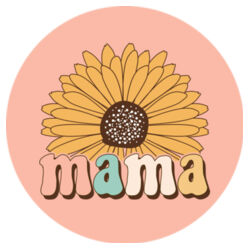 Round Ceramic Coaster | Mama Sunflower | 🌸Better Together🌸 Design