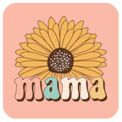Square Hardboard Coaster | Mama Sunflower | 🌸Better Together🌸 Design