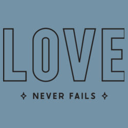 Classic Canvas Tote (denim range) (42 x 42cm) | Love Never Fails Design
