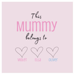 Magnet | This Mum/Nana/Granny Belongs To | 💗PERSONALISE TITLE & NAMES💗 Design