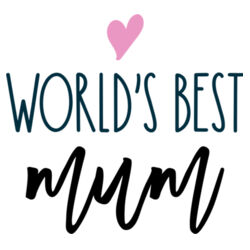 Straw Top Bottle | World's Best Mum Design