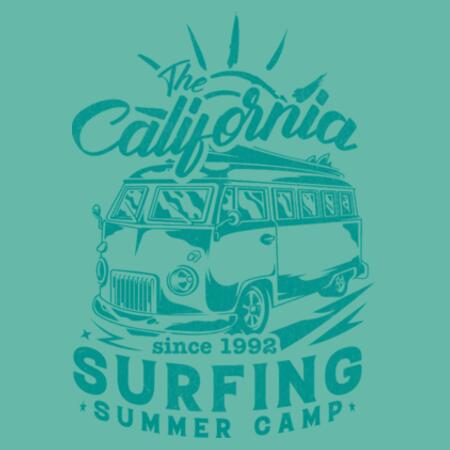 Men | Essential Tee | California Surfing Summer Camp Design