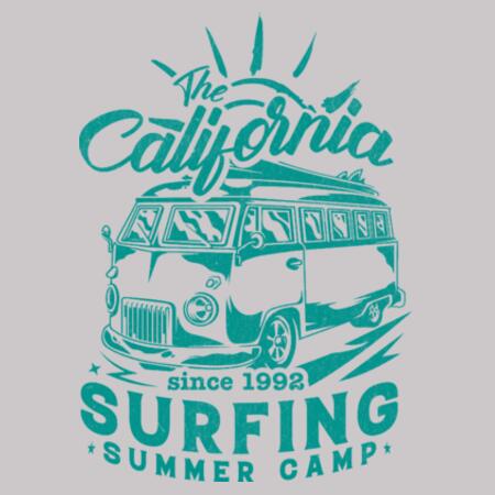 Men | Long-Sleeve Tee | California Surfing Summer Camp Design