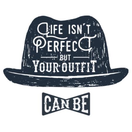 Men | Long-Sleeve Tee |  Life Isn't Perfect But Your Outfit Can Be Design