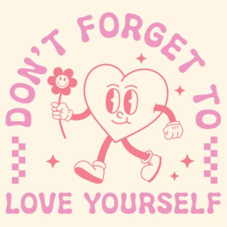 Tote (42 x 42cm) | Don't Forget to Love Yourself Design