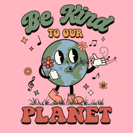 Tote (42 x 42cm) | Be Kind to Our Planet Design