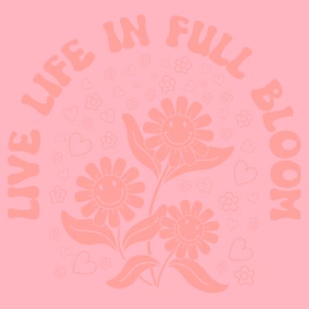 Women | Essential Tee | Live Life in Full Bloom Design