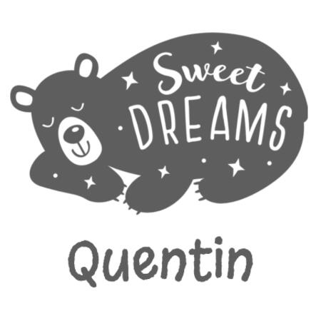 Baby | Short-Sleeve Bodysuit | Sweet Dreams Bear Design