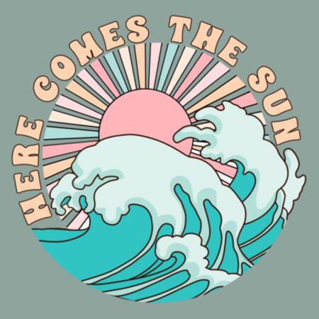Women | Essential Tee | Here Comes The Sun Design