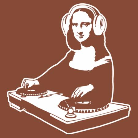 Men | ♻️ Relaxed Hoodie | DJ Mona Lisa Design