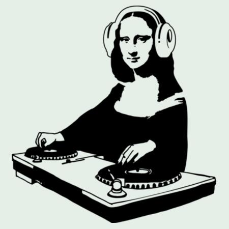 Men | ♻️ Relaxed Hoodie | DJ Mona Lisa Design