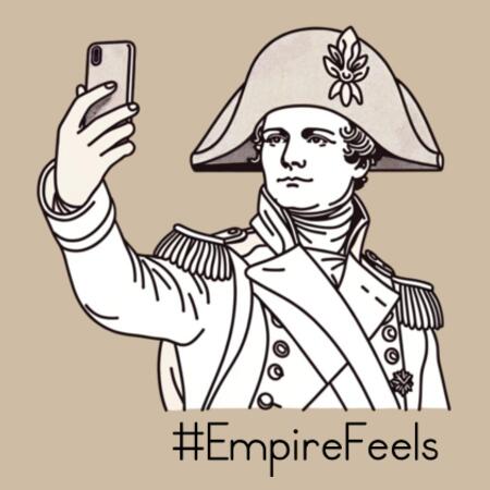 Men | Long-Sleeve Tee | Napoleon Selfie Design