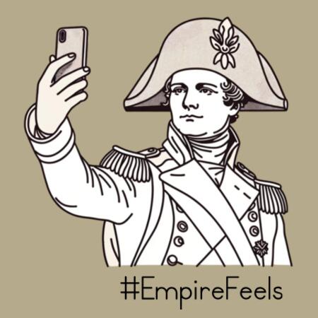 Men | ♻️ Relaxed Hoodie | Napoleon Selfie Design