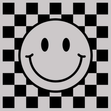Men | ♻️ Relaxed Sweatshirt | Checkered Smiles Design