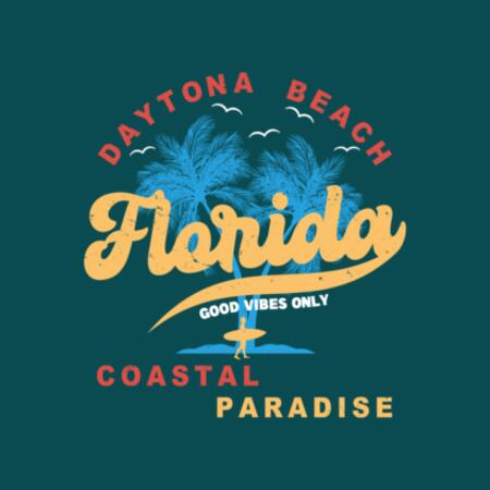 Men | Essential Tee | Daytona Beach Design